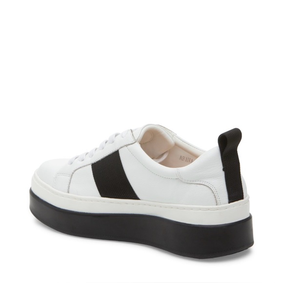 NWT Anthropologie SILENT D AFAVA Sneaker in White/Black - Picture 2 of 13